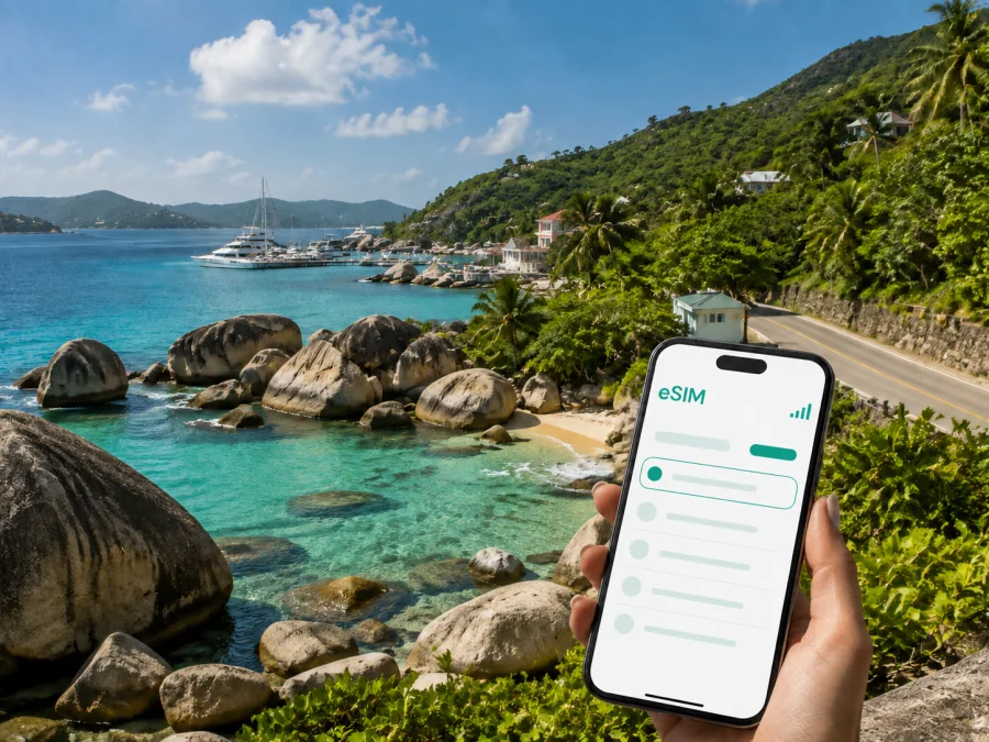 Virgin Gorda eSIM: Mobile Internet for Travel