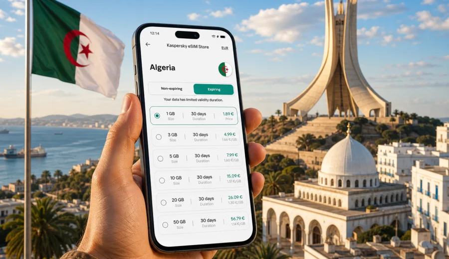 Algeria eSIM: mobile internet for travel