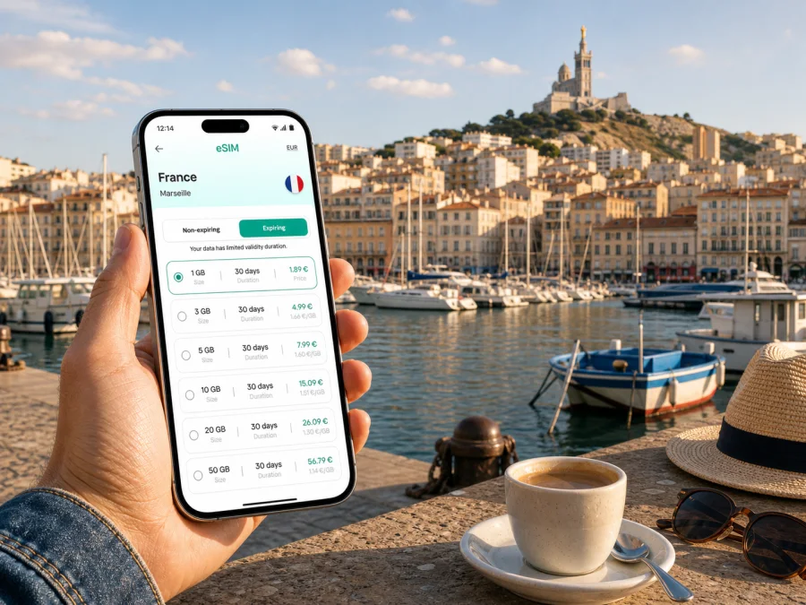 Marseille eSIM: mobile internet guide