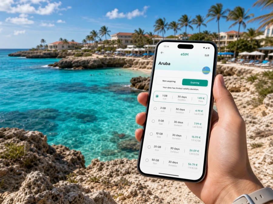 Malmok eSIM for Mobile Internet in Aruba