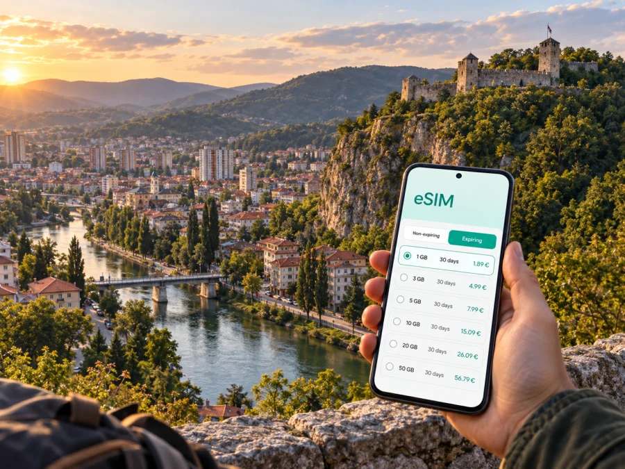 Uzice eSIM: Mobile Internet for Your Trip