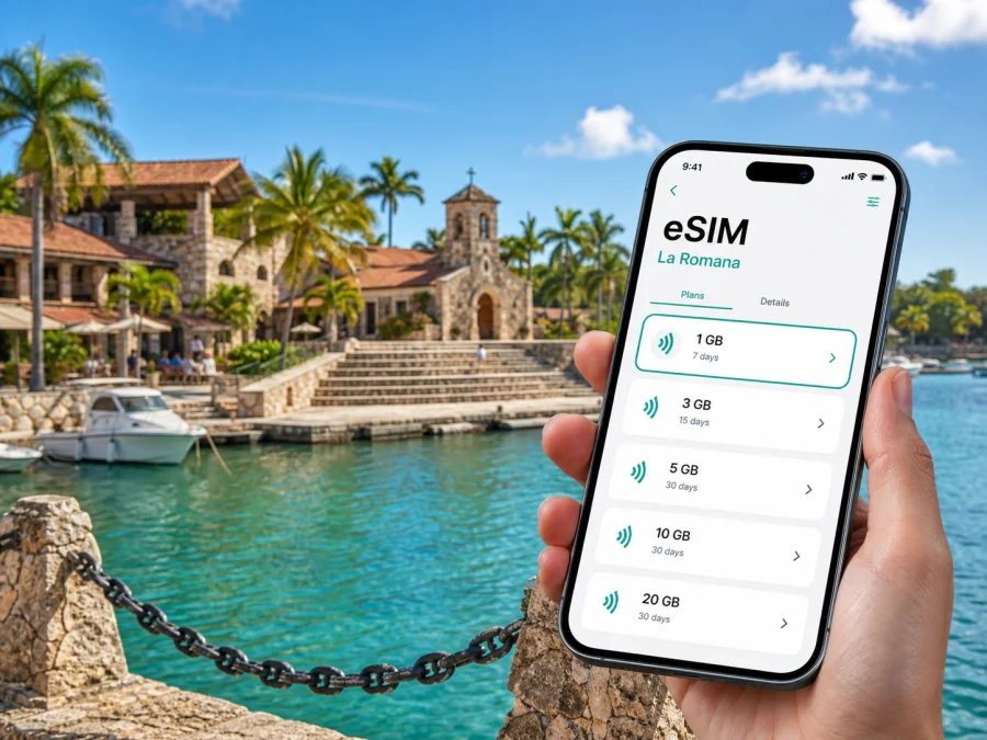 La Romana eSIM: mobile internet for travel