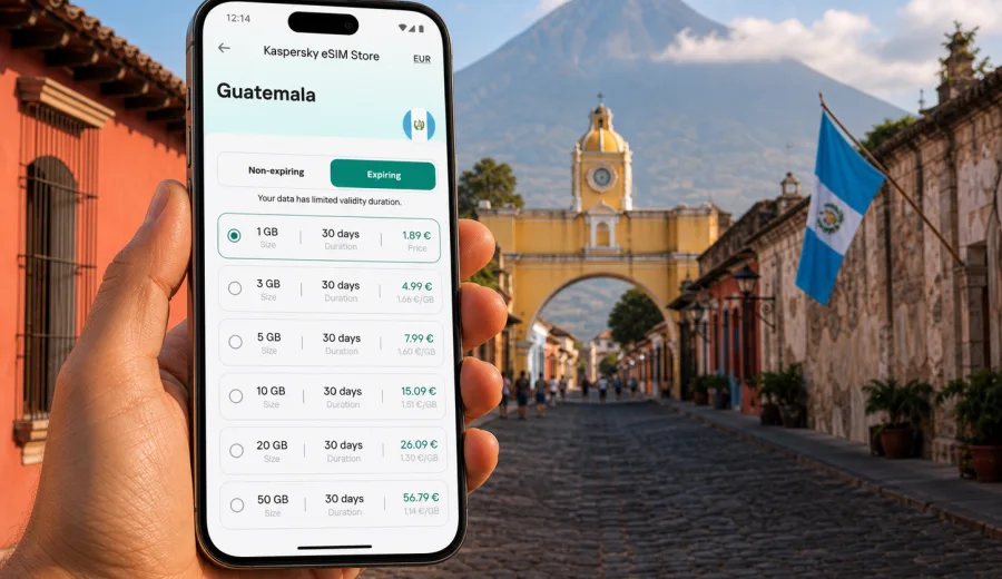 eSIM for Guatemala: mobile internet guide