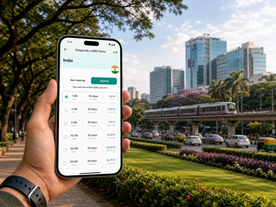 Bengaluru eSIM for mobile internet