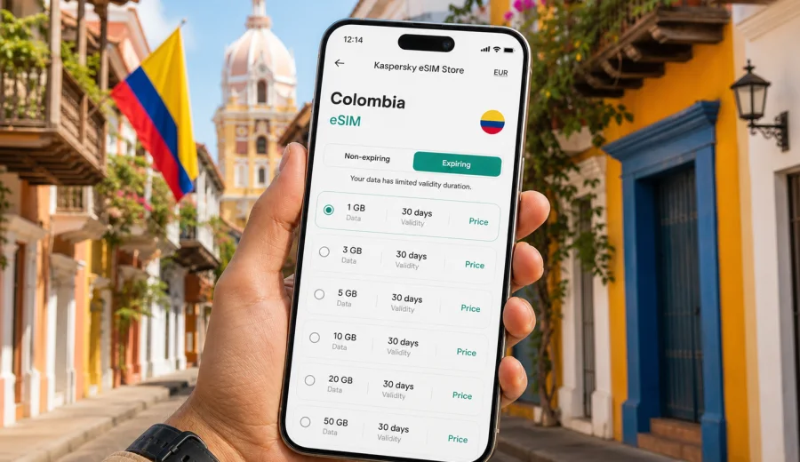 Colombia eSIM: mobile internet for travel