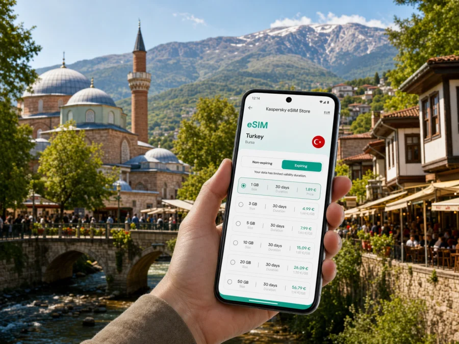 Bursa eSIM: Mobile Internet for City Travel
