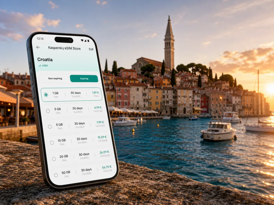Rovinj eSIM: Mobile Internet for Croatia