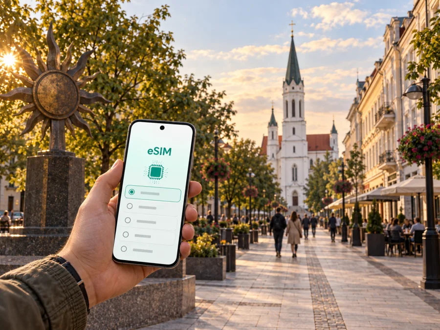 Siauliai eSIM: Mobile Internet for Your Trip
