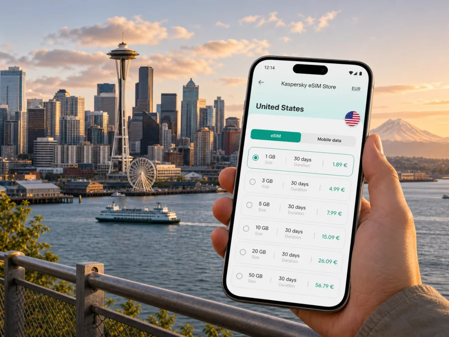 Seattle eSIM for Mobile Internet
