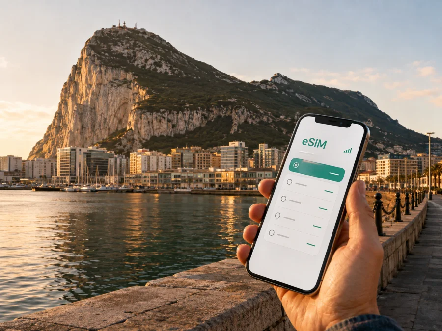 Gibraltar eSIM: Mobile Internet for Your Trip