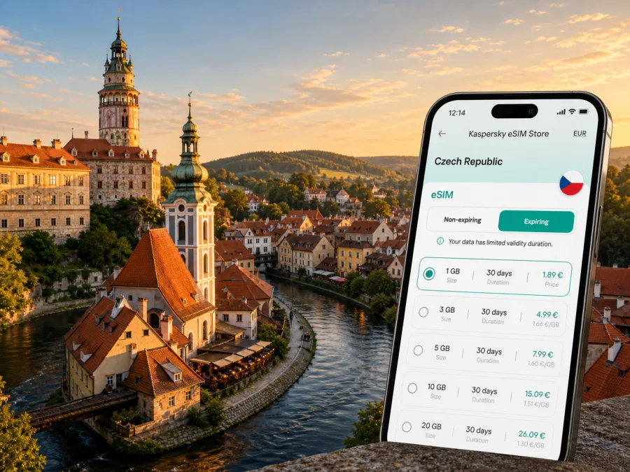 Cesky Krumlov eSIM for mobile internet