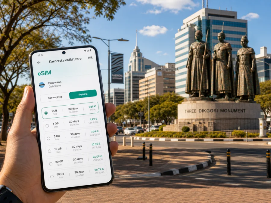 Gaborone eSIM: Mobile Connection and Internet