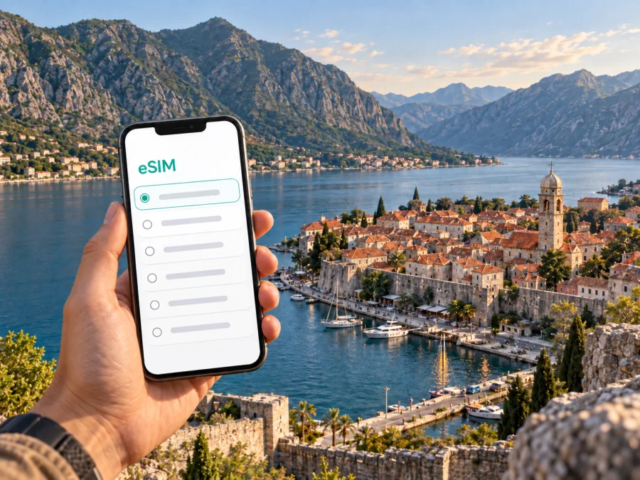Kotor eSIM: Mobile Internet for Your Montenegro Trip