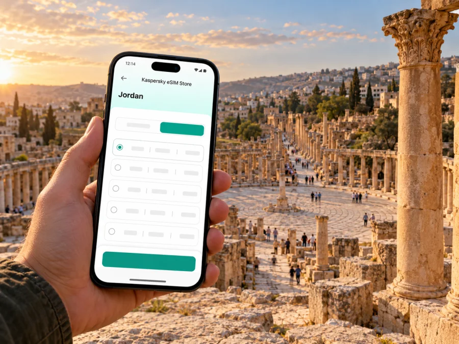 Jerash eSIM: Mobile Internet for Your Jordan Visit