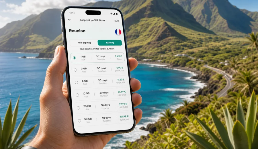 eSIM for Reunion: mobile internet guide
