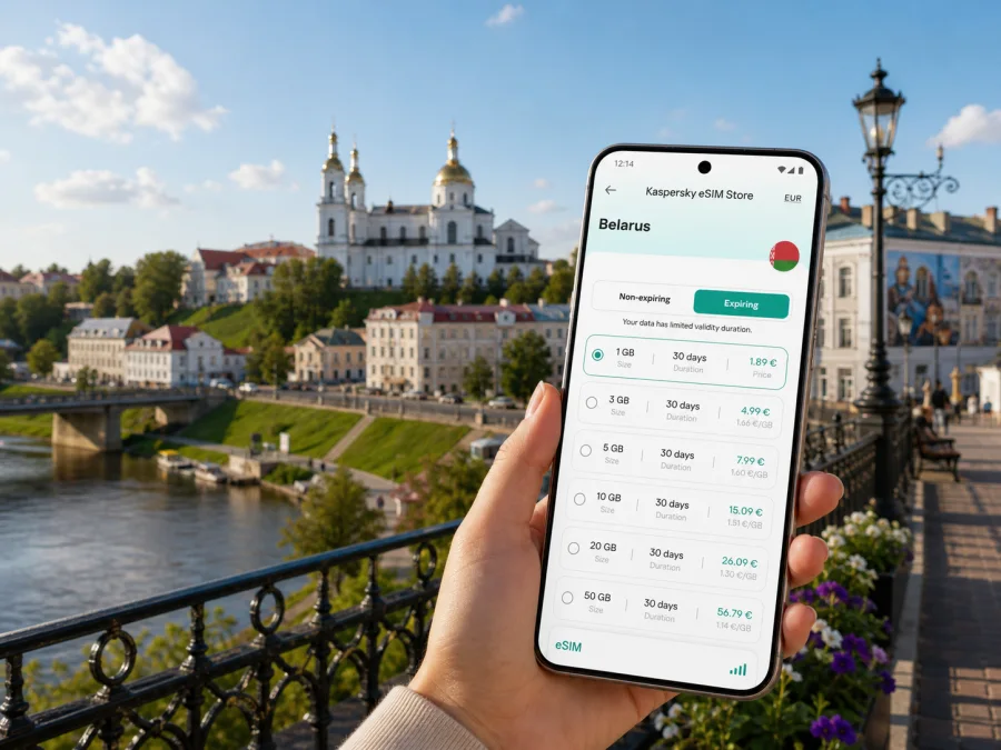 Vitebsk eSIM for mobile internet