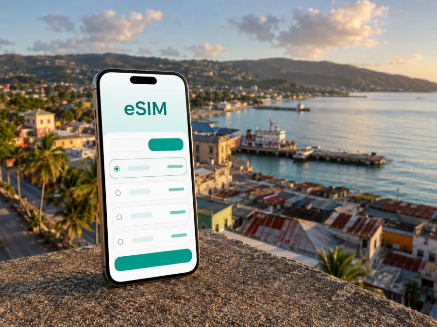 Les Cayes eSIM: Mobile Internet for Travel