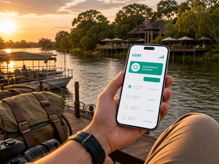 Kasane eSIM for mobile internet in Botswana