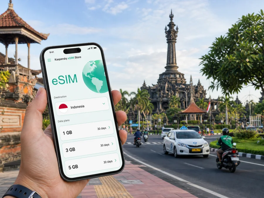 Denpasar eSIM for mobile internet in Bali