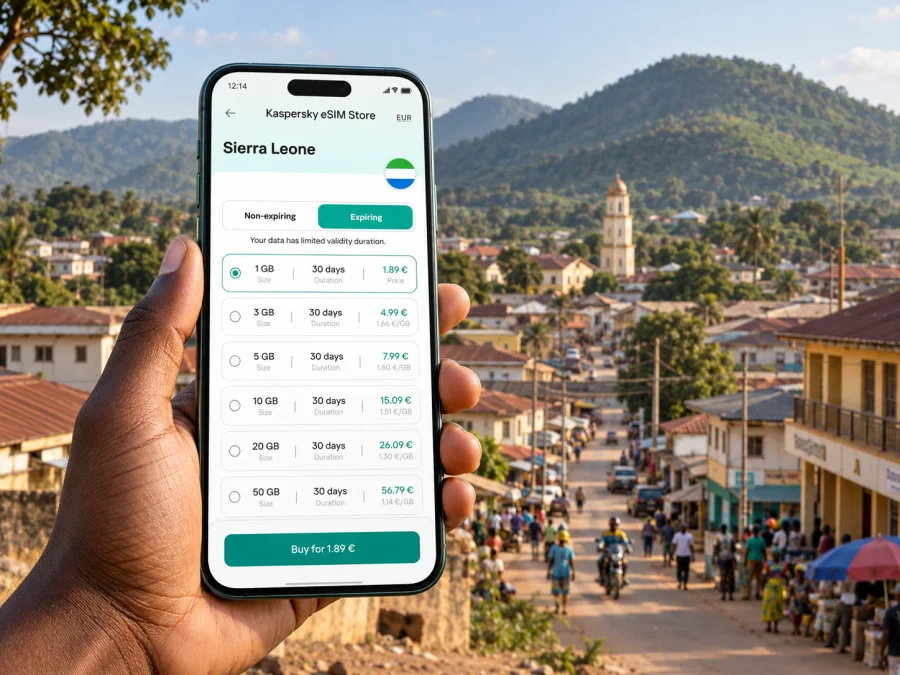 Kabala eSIM: Mobile Internet for Your Sierra Leone Trip