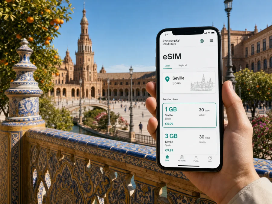 Seville eSIM: mobile internet travel guide