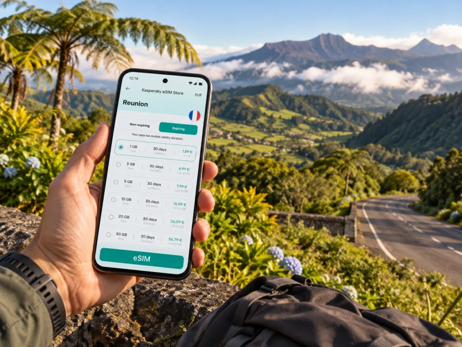 Le Tampon eSIM: Mobile Internet in Reunion