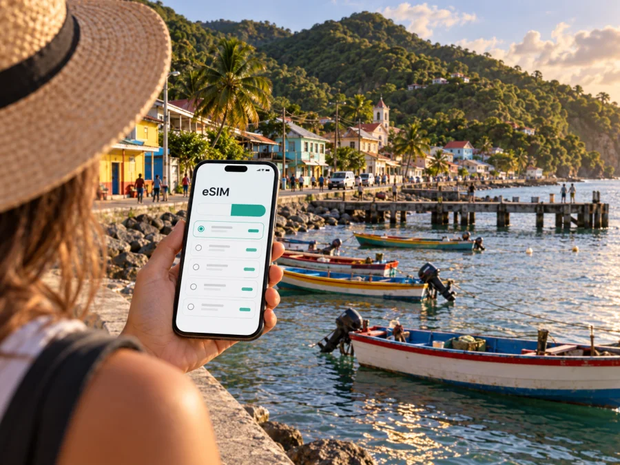 Anse La Raye eSIM: Travel Data Guide