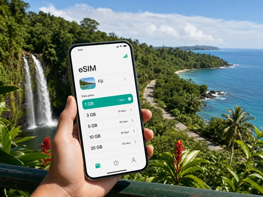 Taveuni eSIM for mobile internet in Fiji