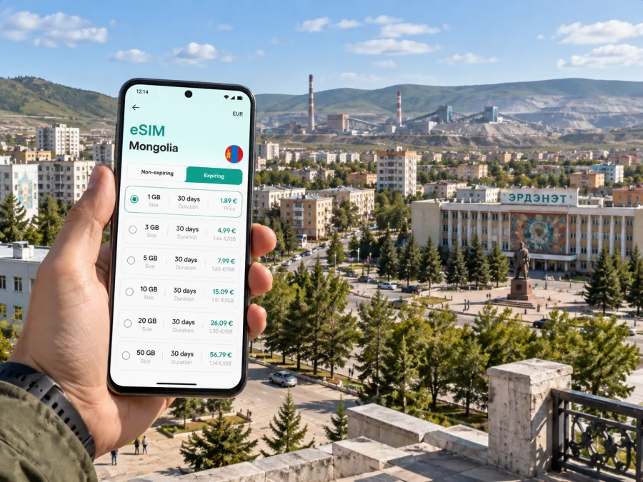 Erdenet eSIM: Mobile Internet for Your Trip
