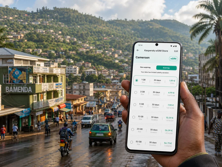 Bamenda eSIM: mobile internet for your trip
