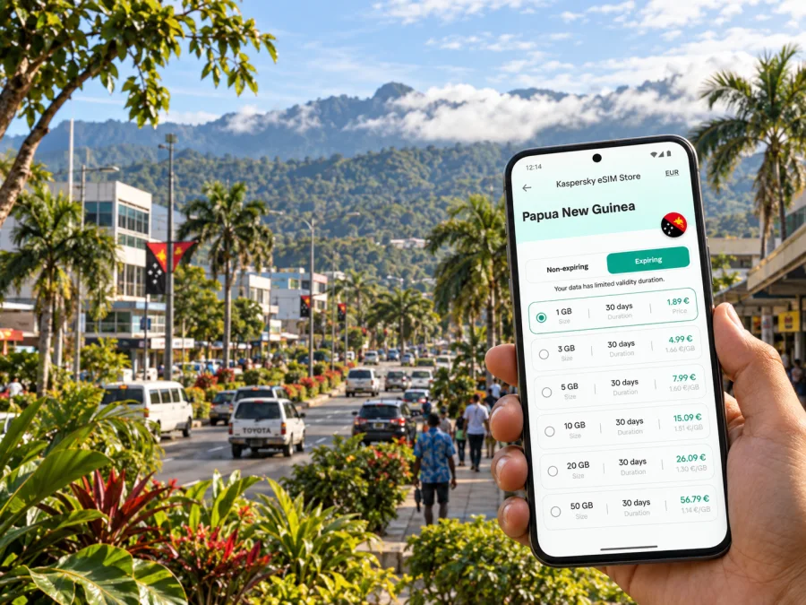Lae eSIM: Mobile Internet for Travel in Papua New Guinea