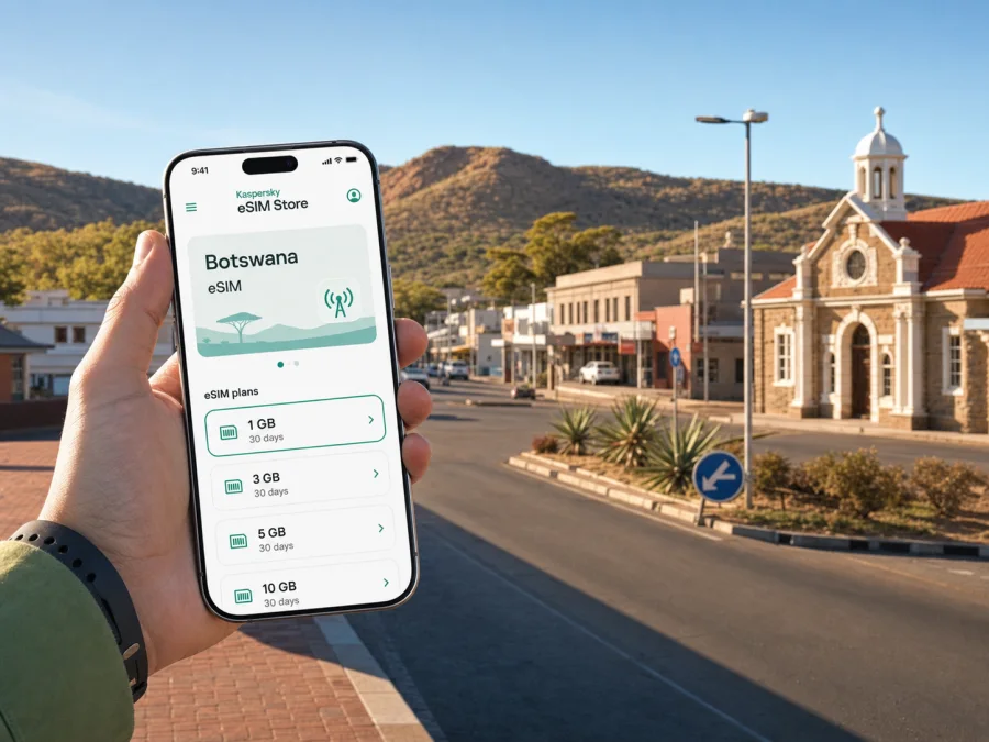 Lobatse eSIM for Mobile Internet in Botswana