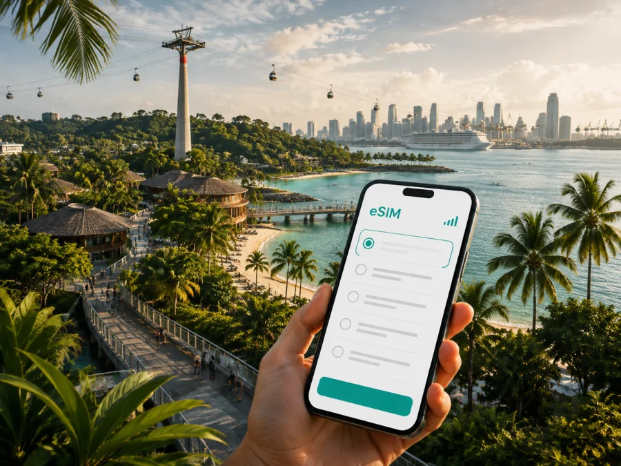 Sentosa eSIM: Mobile Internet for Singapore Trips
