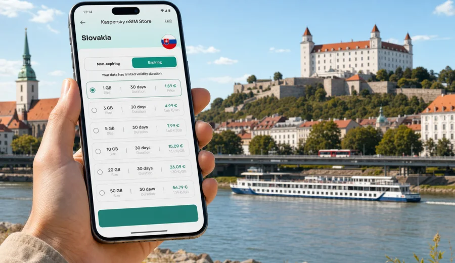 Slovakia eSIM: Mobile Internet for Travel
