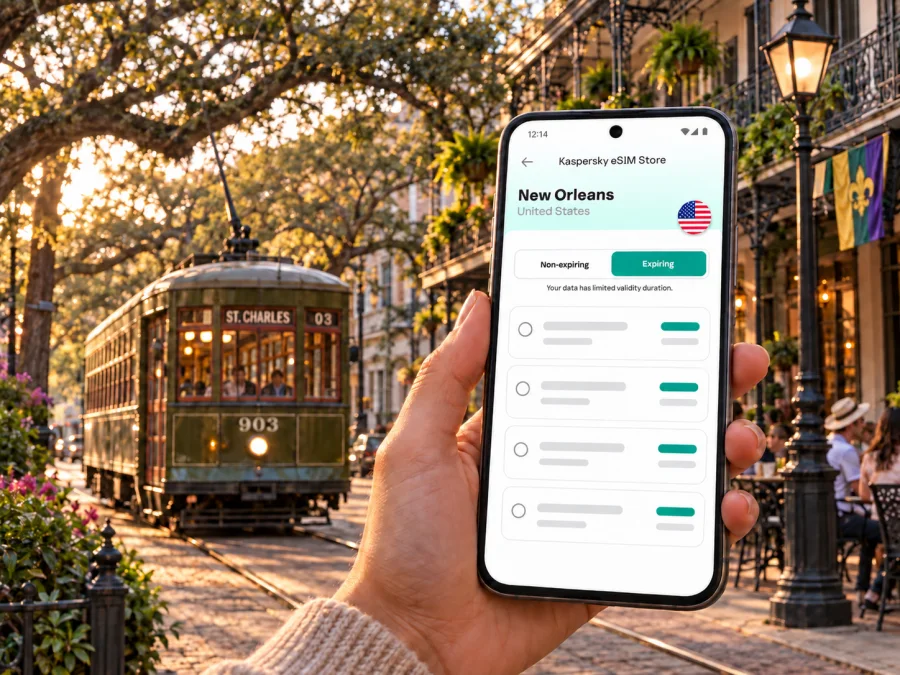 New Orleans eSIM: Mobile Internet for Your Trip