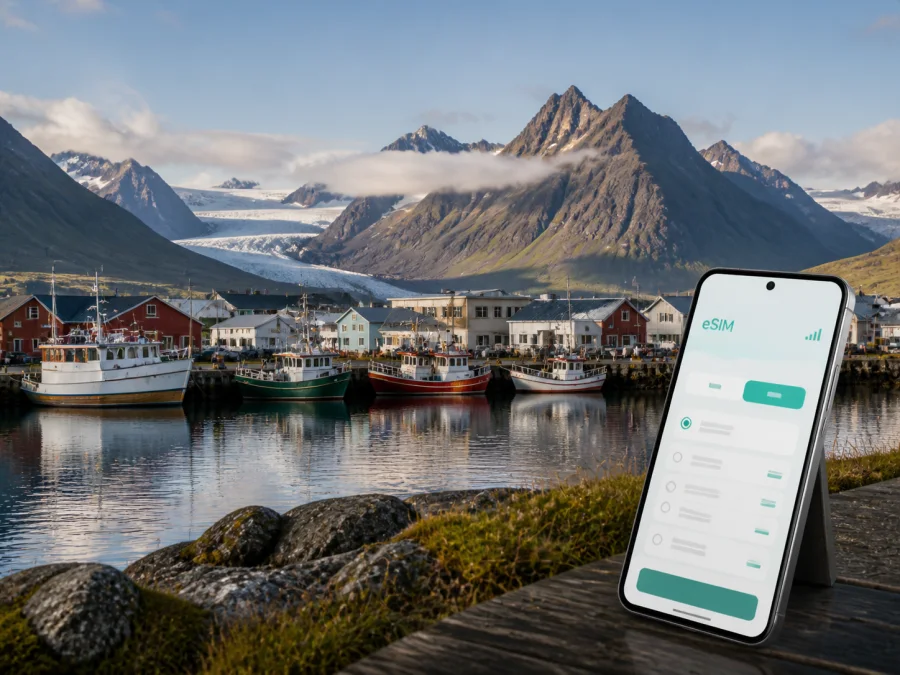 Hofn eSIM: Mobile Internet for Iceland Trips