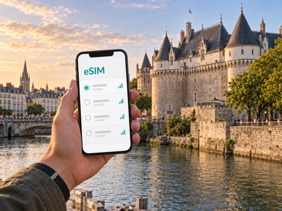Nantes eSIM: Mobile Internet for a City Trip