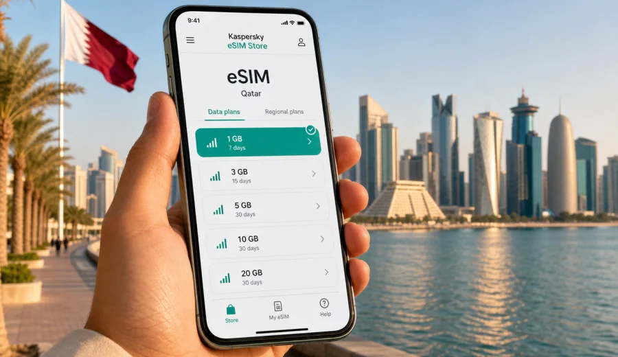 Qatar eSIM: mobile connection and internet