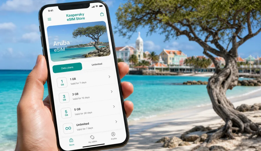 Aruba eSIM: mobile internet for travel