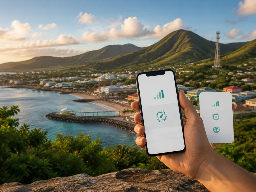 FLOW eSIM in Saint Kitts and Nevis: what to check