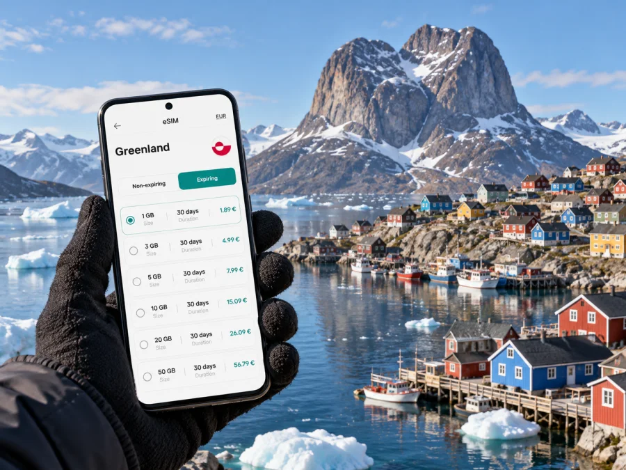 Uummannaq eSIM: Mobile Internet in Greenland