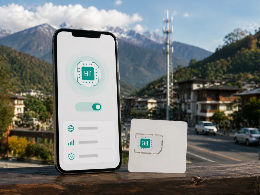 B-Mobile eSIM in Bhutan: traveler guide