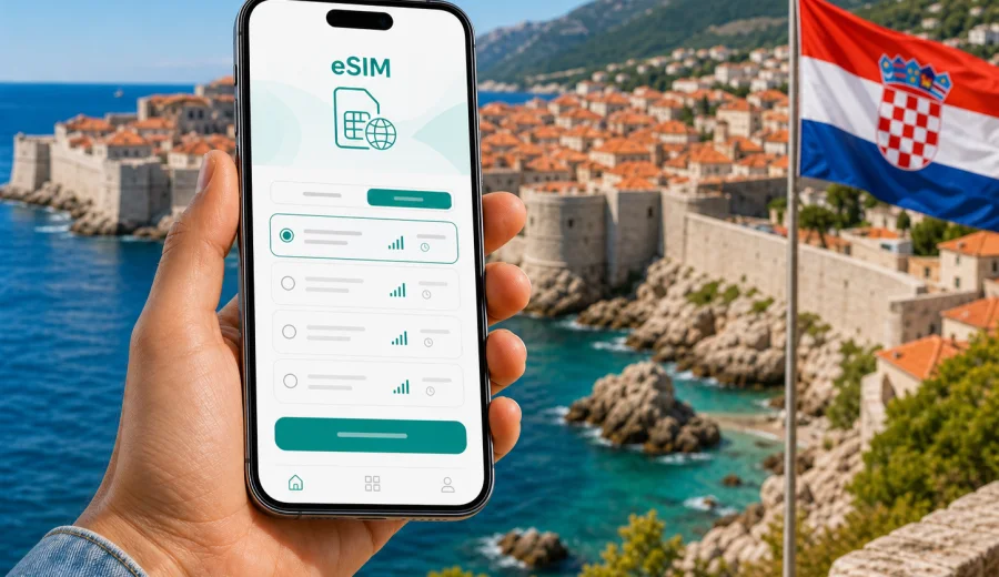 eSIM Croatia: mobile internet guide