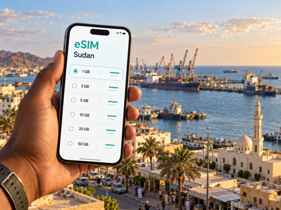 Port Sudan eSIM: Mobile Data for Your Trip