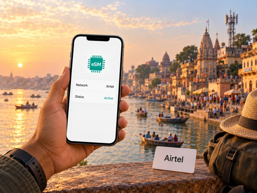 Airtel eSIM in India: activation and travel