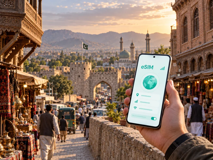 Peshawar eSIM: Mobile Internet for Your Trip