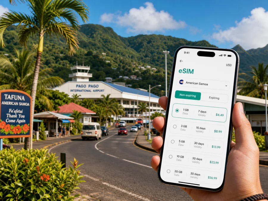 Tafuna eSIM for mobile internet