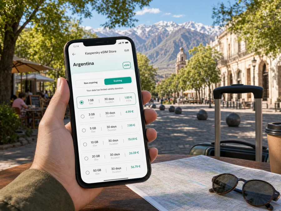 Mendoza eSIM for Mobile Internet Travel