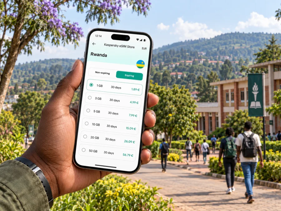 Huye eSIM: Mobile Internet for Your Rwanda Trip