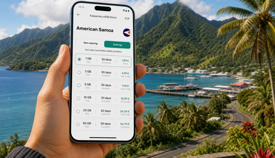 American Samoa eSIM: mobile internet guide